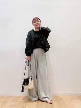 「LAOCOONTE（ラオコンテ）のアイテム（サンダル）」を使った、umechiさん（レディース・150cm）の夏コーディネート