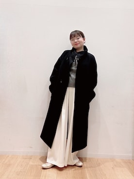 「アイテム（テーラードジャケット）」を使った、umechiさん（レディース・150cm）の冬コーディネート