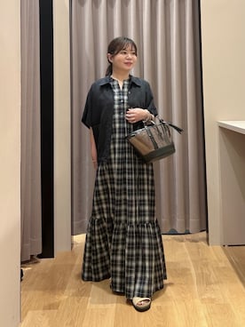 「リゾートスタイル」｜umechiさん（レディース・150cm）の夏コーディネート