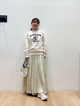 「MIXTA（ミクスタ）のアイテム」を使った、umechiさん（レディース・150cm）の冬コーディネート