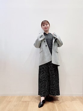 「URBAN RESEARCH（アーバンリサーチ）のアイテム（ワンピース/ドレス）」を使った、umechiさん（レディース・150cm）の秋コーディネート