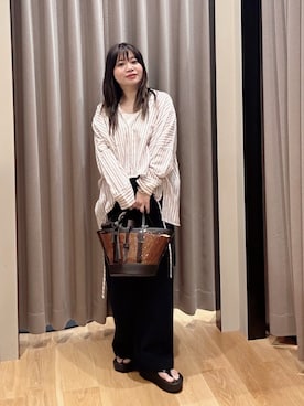 「OOFOS(ウーフォス)のアイテム」を使った、umechiさん(レディース・150cm)の春コーディネート