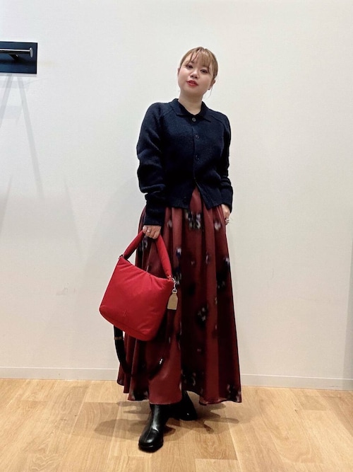 セール】フラワープリントギャザーロングスカート（スカート）｜URBAN