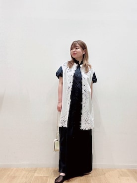 「アイテム（ベスト）」を使った、umechizuさん（レディース・150cm）の夏コーディネート