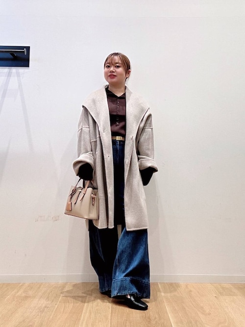 セール】denim wide pants（デニムパンツ）｜LAATO（ラート）の