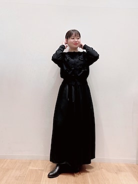 「URBAN RESEARCH ROSSO WOMEN（アーバンリサーチ　ロッソ）のアイテム」を使った、umechiさん（レディース・150cm）の冬コーディネート