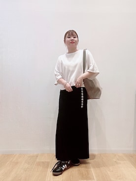 「アイテム（Tシャツ/カットソー）」を使った、umechiさん（レディース・150cm）の夏コーディネート