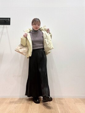 「URBAN RESEARCH ROSSO WOMEN（アーバンリサーチ　ロッソ）のアイテム（ダウンジャケット/コート）」を使った、umechiさん（レディース・150cm）の冬コーディネート