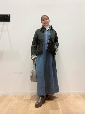 「デートコーデ」｜「アイテム（その他アウター）」を使った、umechiさん（レディース・150cm）の秋コーディネート