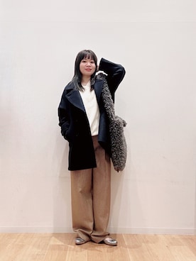 umechiさん（骨格ナチュラル・レディース・150cm）の冬コーディネート