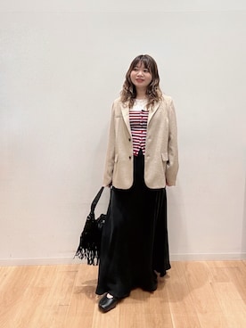 umechiさん（レディース・150cm）の春コーディネート