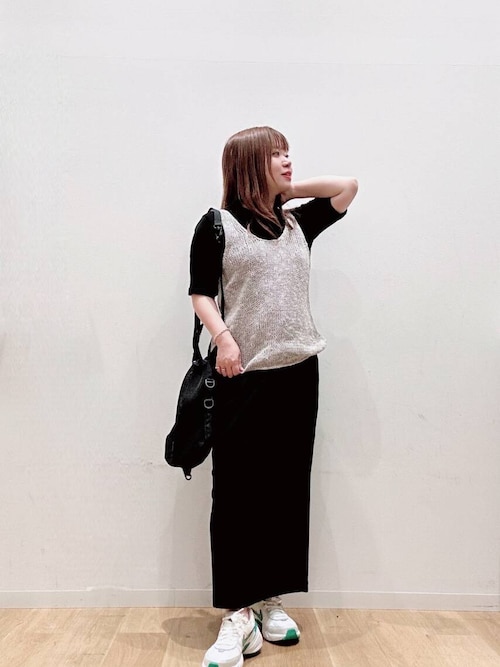 new basic　ドライツイストシアーTシャツ