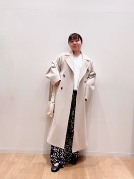 「URBAN RESEARCH ROSSO WOMEN（アーバンリサーチ　ロッソ）のアイテム」を使った、umechiさん（レディース・150cm）の冬コーディネート