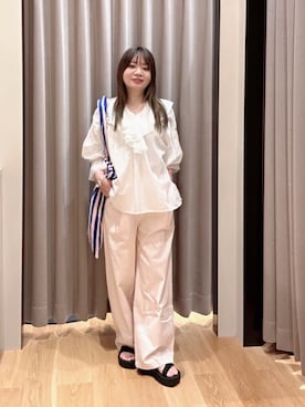 「BONGUSTA（ボングスタ）のアイテム」を使った、umechiさん（レディース・150cm）の春コーディネート