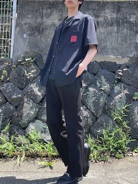 「SHIPS any（シップス エニィ）のアイテム」を使った、権田原さん（メンズ・181cm）の夏コーディネート