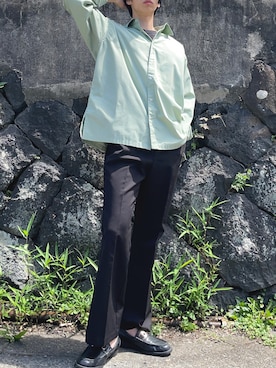 「SHIPS any（シップス エニィ）のアイテム」を使った、権田原さん（メンズ・181cm）の夏コーディネート