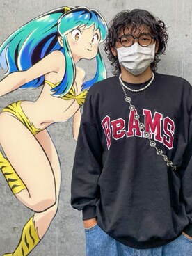 「BeAMS DOT（ビームスドット）のアイテム」を使った、林祐辰さん（メンズ・174cm）の冬コーディネート