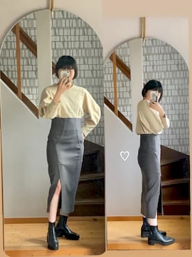 「Kiwanda（キワンダ）のアイテム」を使った、yasuka0823さん（レディース・157cm）の春コーディネート