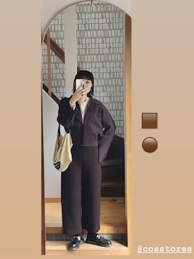 「Hのアイテム（バッグ）」を使った、yasuka0823さん（レディース・157cm）の春コーディネート