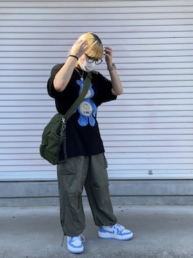 「LMCのアイテム」を使った、mahiru(21)さん（レディース・158cm）の夏コーディネート