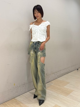 risaさん（レディース・161cm）の夏コーディネート