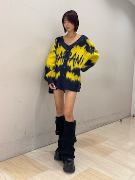 「SPIRALGIRL（スパイラルガール）のアイテム（トップス）」を使った、risaさん（レディース・161cm）の秋コーディネート