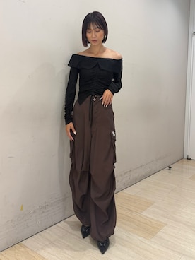 「グランジ」｜「アイテム（Tシャツ/カットソー）」を使った、risaさん（レディース・161cm）の夏コーディネート