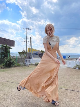 「Khaite（ケイト）のアイテム」を使った、favoutiftsさん（レディース・168cm）の夏コーディネート