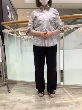 BRICK HOUSE by Tokyo Shirts 博多ゆめタウン店さん（レディース・158cm）の秋コーディネート