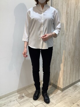 「大人ファッション」｜BRICK HOUSE by Tokyo Shirts 博多ゆめタウン店さん（レディース・158cm）の春コーディネート