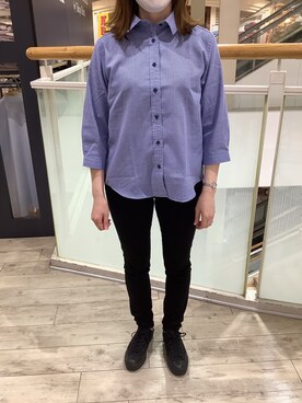 BRICK HOUSE by Tokyo Shirts 博多ゆめタウン店さん（レディース・158cm）の春コーディネート