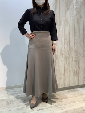 「TOKYO SHIRTS（トウキョウシャツ）のアイテム（シャツ/ブラウス）」を使った、BRICK HOUSE by Tokyo Shirts 博多ゆめタウン店さん（レディース・152cm）の春コーディネート