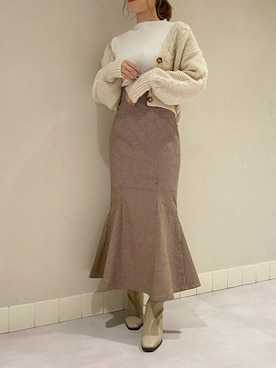 「158cmコーデ」｜「アイテム（ブーツ）」を使った、ami さん（レディース・158cm）の秋コーディネート