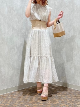 「コルクヒール」｜ami さん（レディース・158cm）の春コーディネート