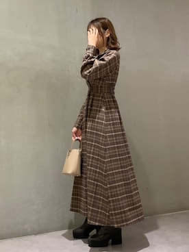 「158cmコーデ」｜「アイテム（ブーツ）」を使った、ami さん（レディース・158cm）の秋コーディネート