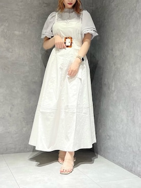 「お揃いコーデ」｜「アイテム（ワンピース/ドレス）」を使った、ami さん（レディース・158cm）の春コーディネート