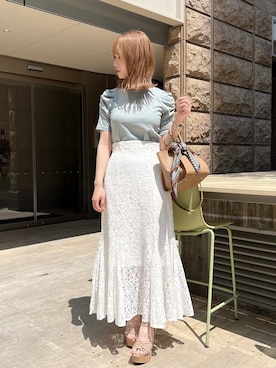 「コルクヒール」｜ami さん（レディース・158cm）の春コーディネート