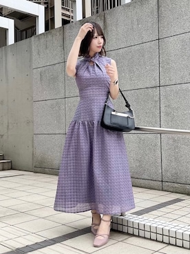 dazzlin(ダズリン)の「フロントオープンチドリワンピース ...