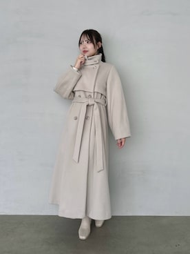 「dazzlin（ダズリン）のアイテム（その他アウター）」を使った、ami さん（レディース・158cm）の夏コーディネート