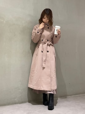 「大人シンプル」｜「アイテム（その他アウター）」を使った、ami さん（レディース・158cm）の秋コーディネート