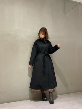 「大人シンプル」｜「アイテム（その他アウター）」を使った、ami さん（レディース・158cm）の秋コーディネート