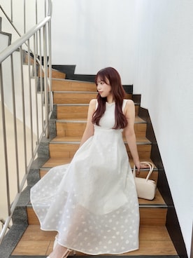 「dazzlin（ダズリン）のアイテム」を使った、ami さん（骨格ウェーブ・レディース・158cm）の夏コーディネート