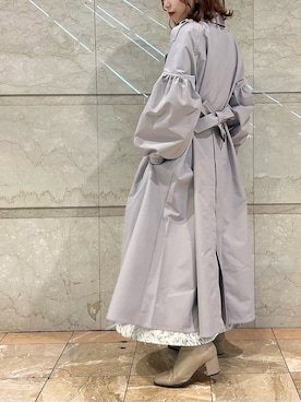 「大人シンプル」｜「アイテム（その他アウター）」を使った、ami さん（レディース・158cm）の冬コーディネート