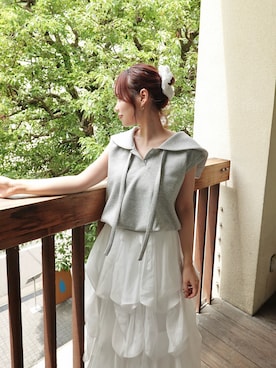 「dazzlin（ダズリン）のアイテム」を使った、ami さん（骨格ウェーブ・レディース・158cm）の夏コーディネート
