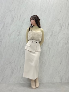 「ファー」｜ami さん（レディース・158cm）の秋コーディネート