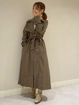 「ダズリン」｜「アイテム（その他アウター）」を使った、ami さん（レディース・158cm）の秋コーディネート