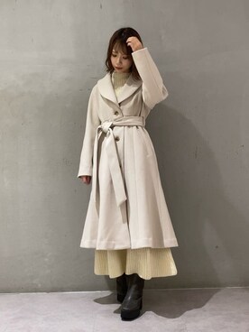「158cmコーデ」｜「アイテム（その他アウター）」を使った、ami さん（レディース・158cm）の秋コーディネート