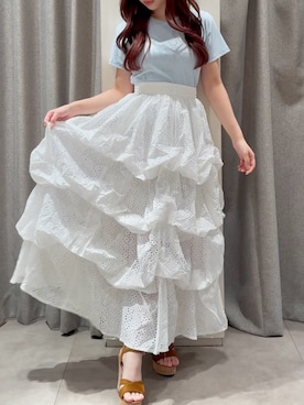 「dazzlin（ダズリン）のアイテム」を使った、ami さん（骨格ウェーブ・レディース・158cm）の夏コーディネート