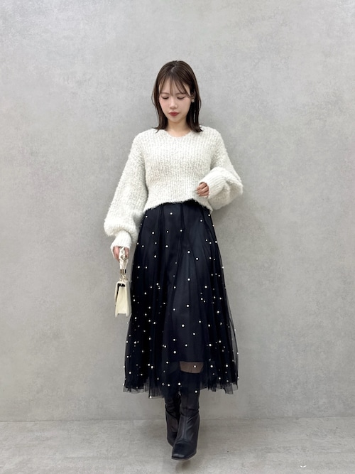 (未使用)dazzlin / ダズリン ニット＊スカート セットアップ2点セット dazzlin スカート 「セットアップ可能」シャイニーマーメイド