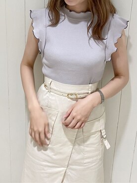 「コルクヒール」｜ami さん（レディース・158cm）の夏コーディネート